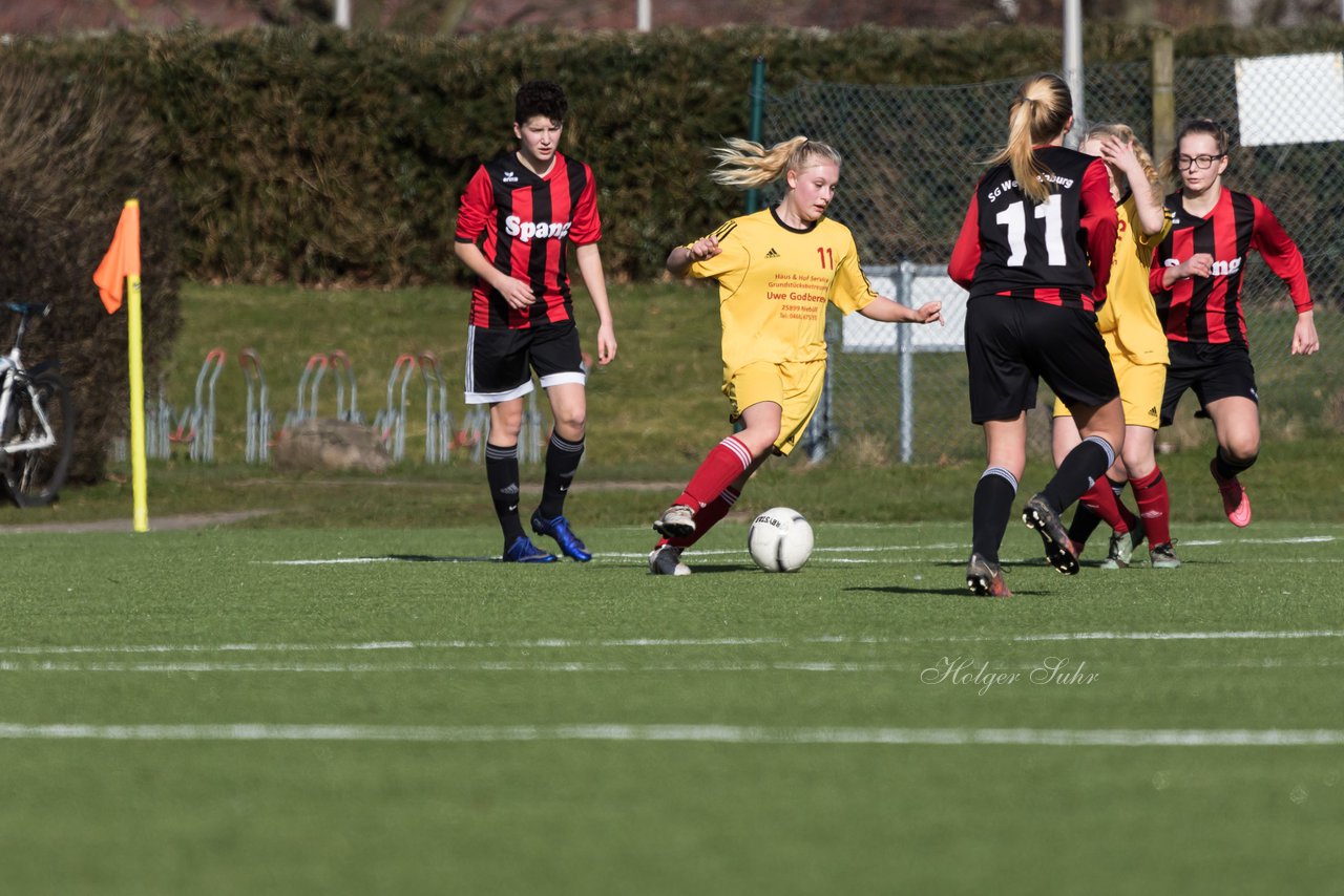 Bild 136 - B-Juniorinnen SG Weststeinburg/Bei - SV Fisia 03 : Ergebnis: 1:2